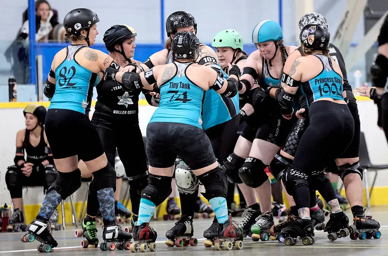 Roller Derby Team Photo